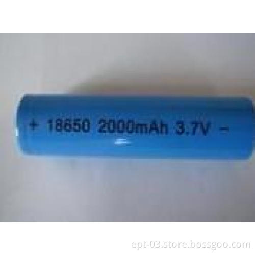 Li-ion cylindrical battery , 18650 2000mah